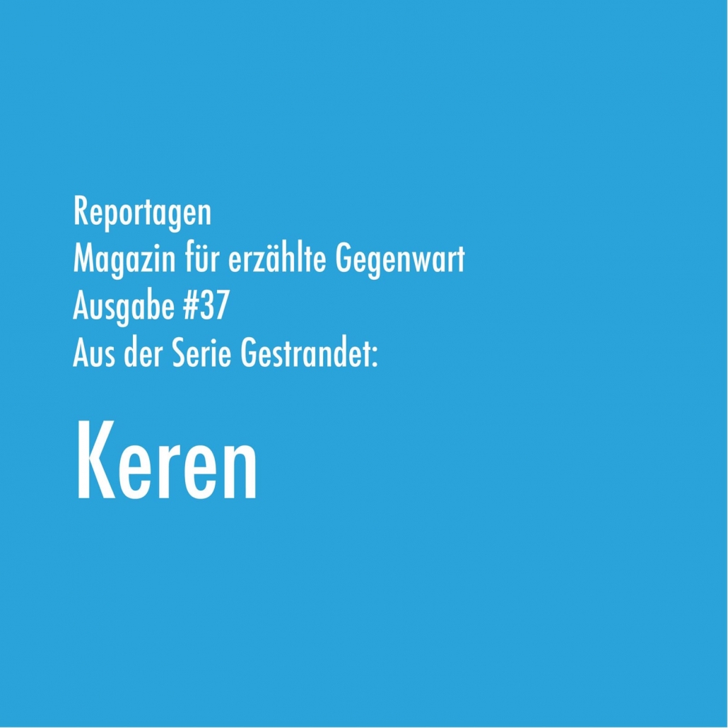 Keren | Aus der Serie Gestrandet | Magazin Zürich